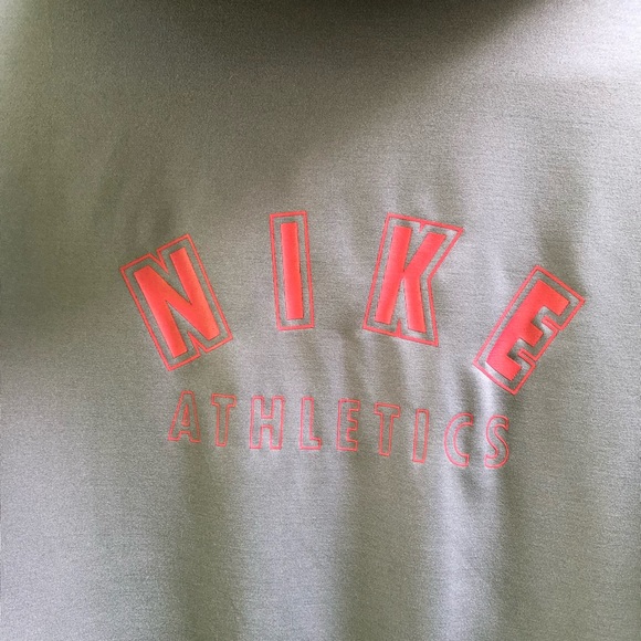 Nike | athletics gray and red zip up hoodie - Picture 4 of 6